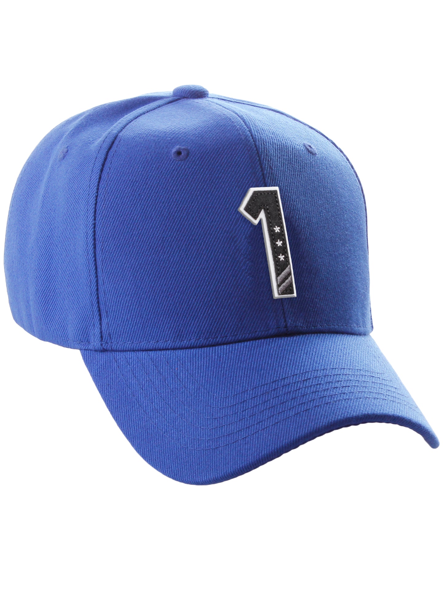 Daxton Structured Baseball Hat Cap 3D Alphabet A to Z Letter Number Initial
