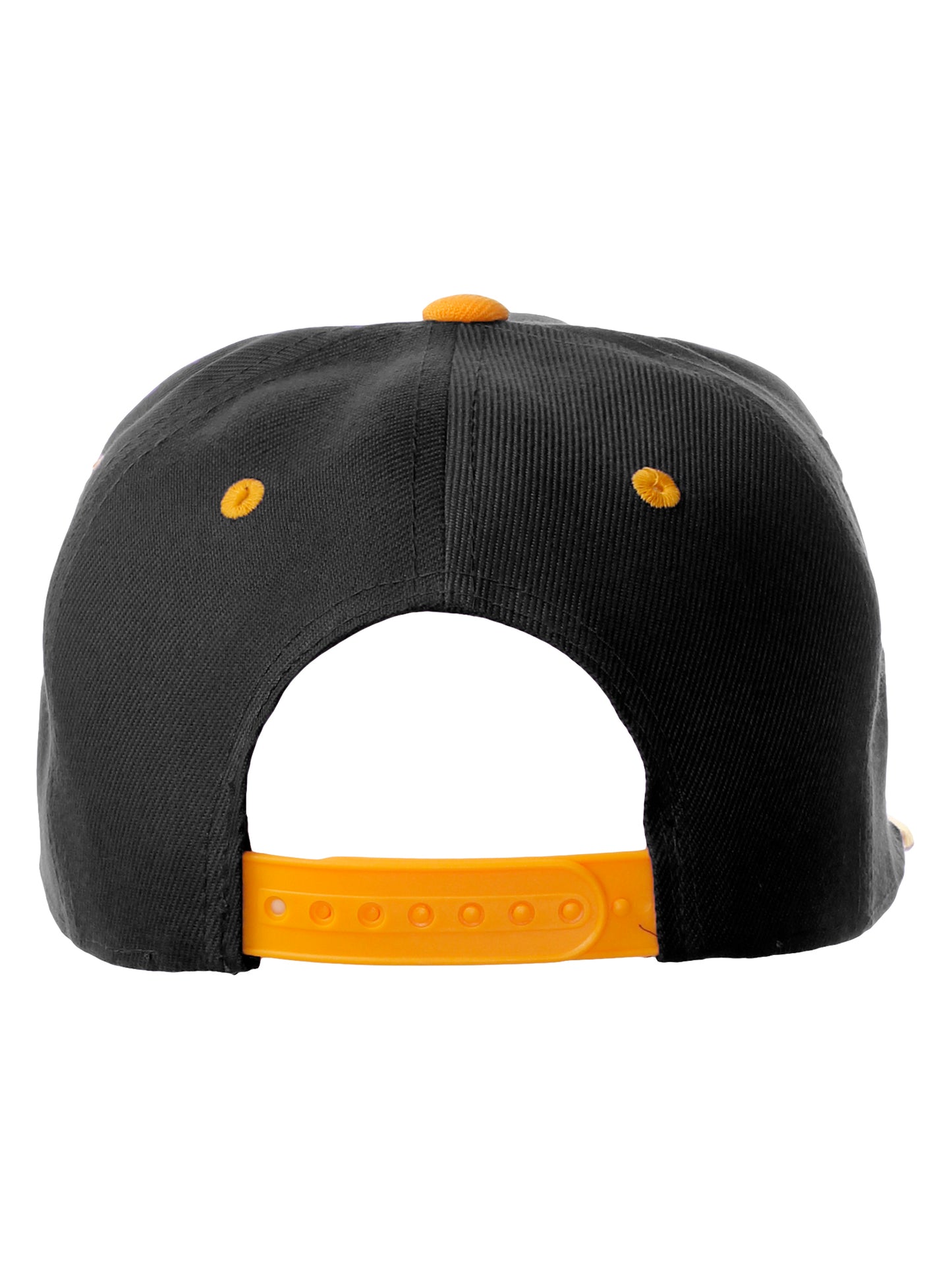 Classic Snapback Hat Custom A to Z Initial Letters, Black Gold Cap White Gold