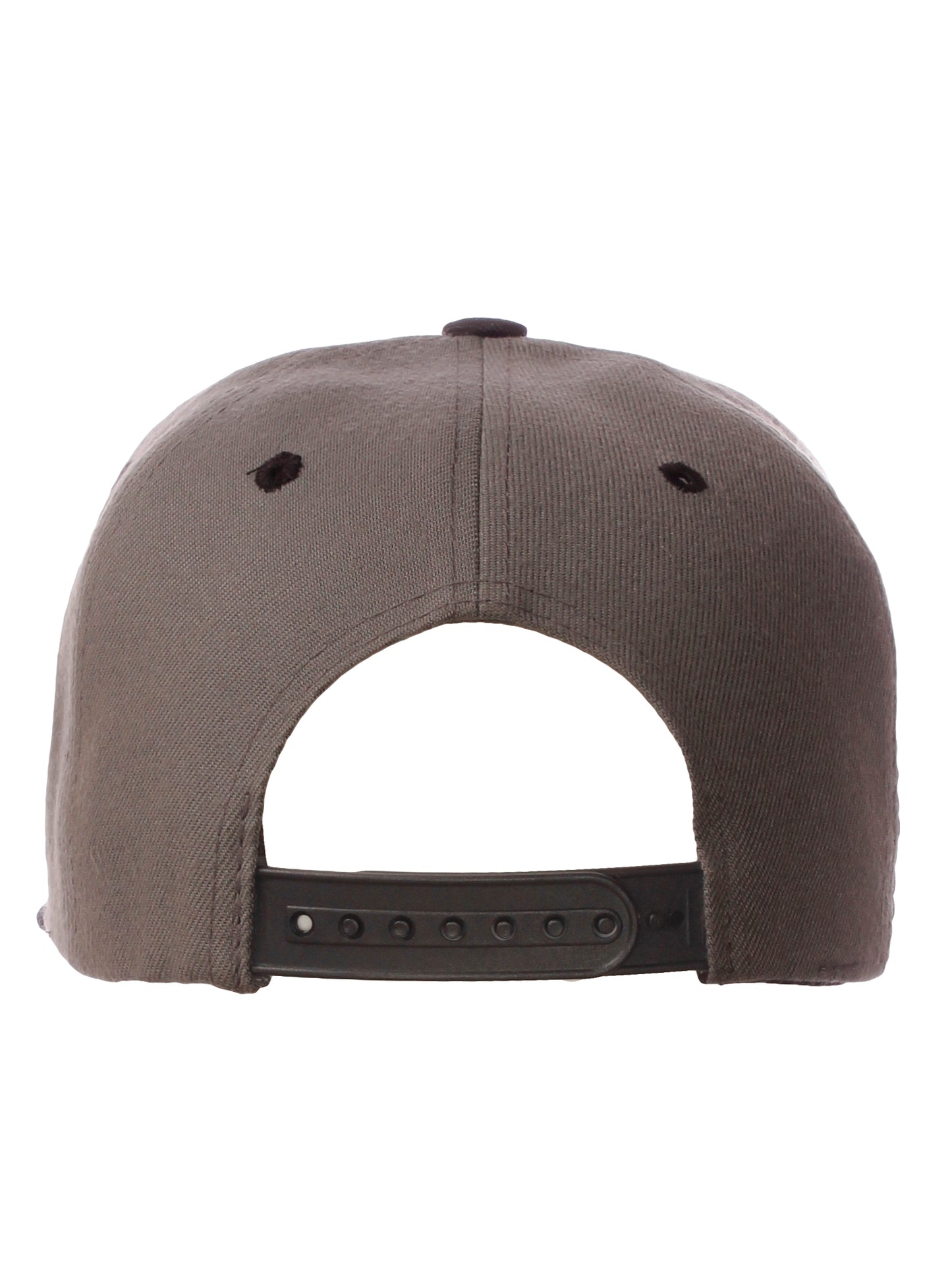 Classic Snapback Hat Custom A to Z Initial Letters, Charcoal Black Cap Wht Blk