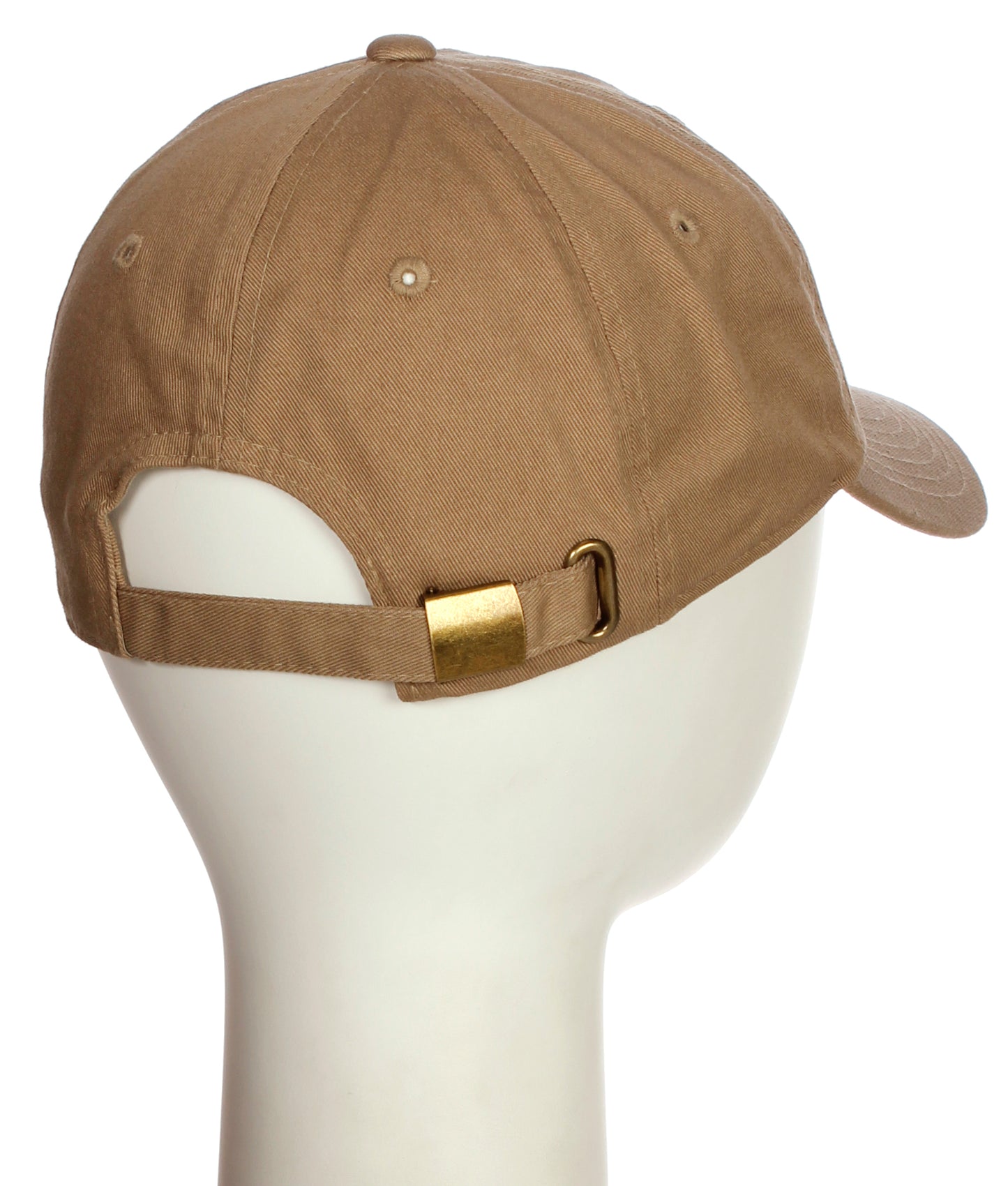 I&W Hatgear Customized Letter Initial Baseball Hat A to Z Team Colors, Khaki Cap White Navy
