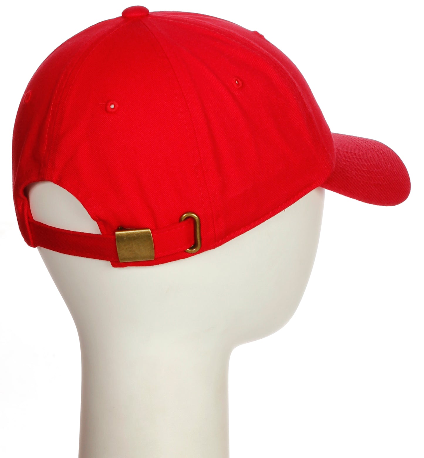 Customized Letter Initial Baseball Hat A to Z Team Colors, Red Cap Blue White