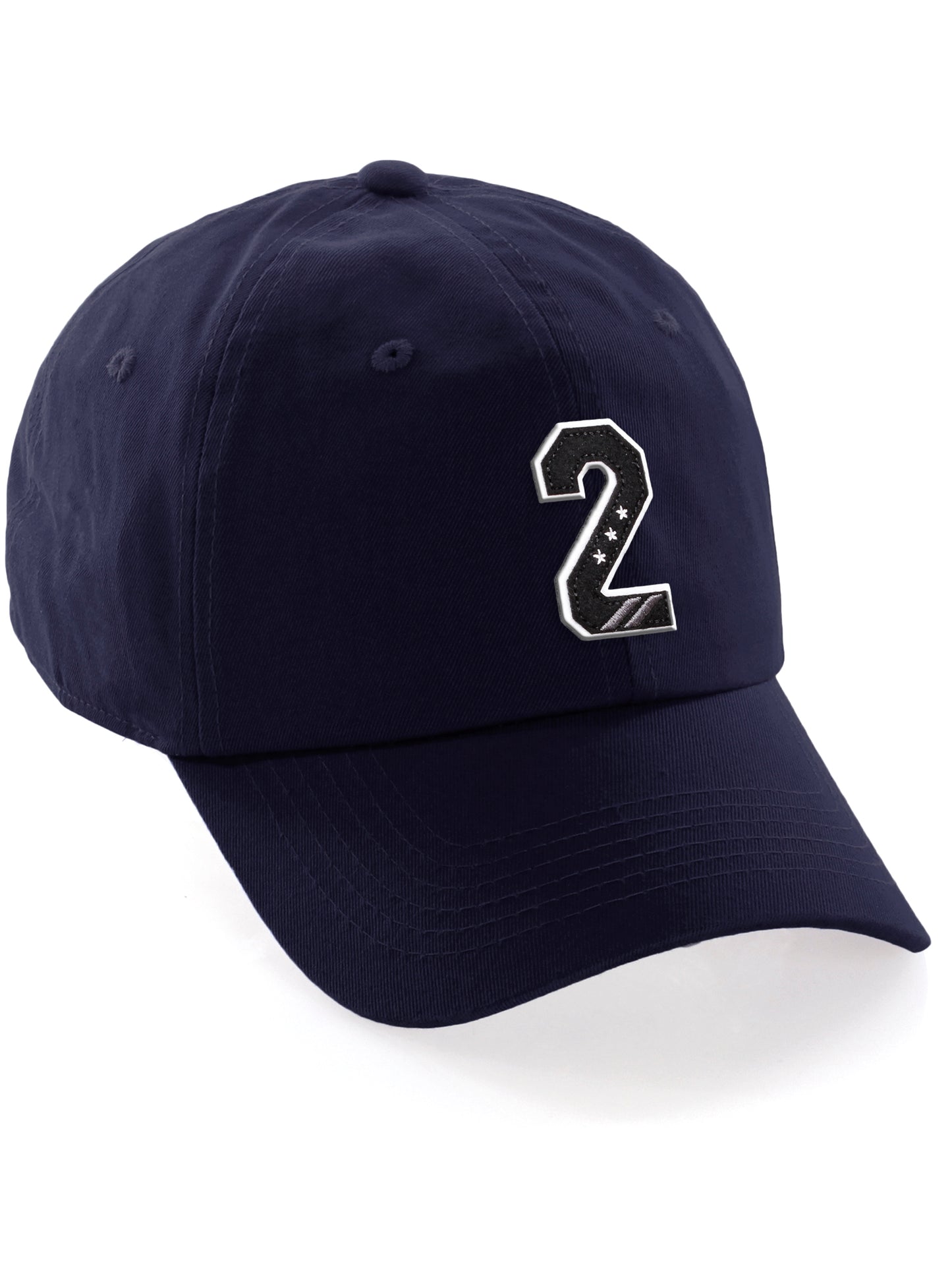 Daxton 3D Custom Alphabet AZ Letter Numbers Initial Baseball Dad Hat