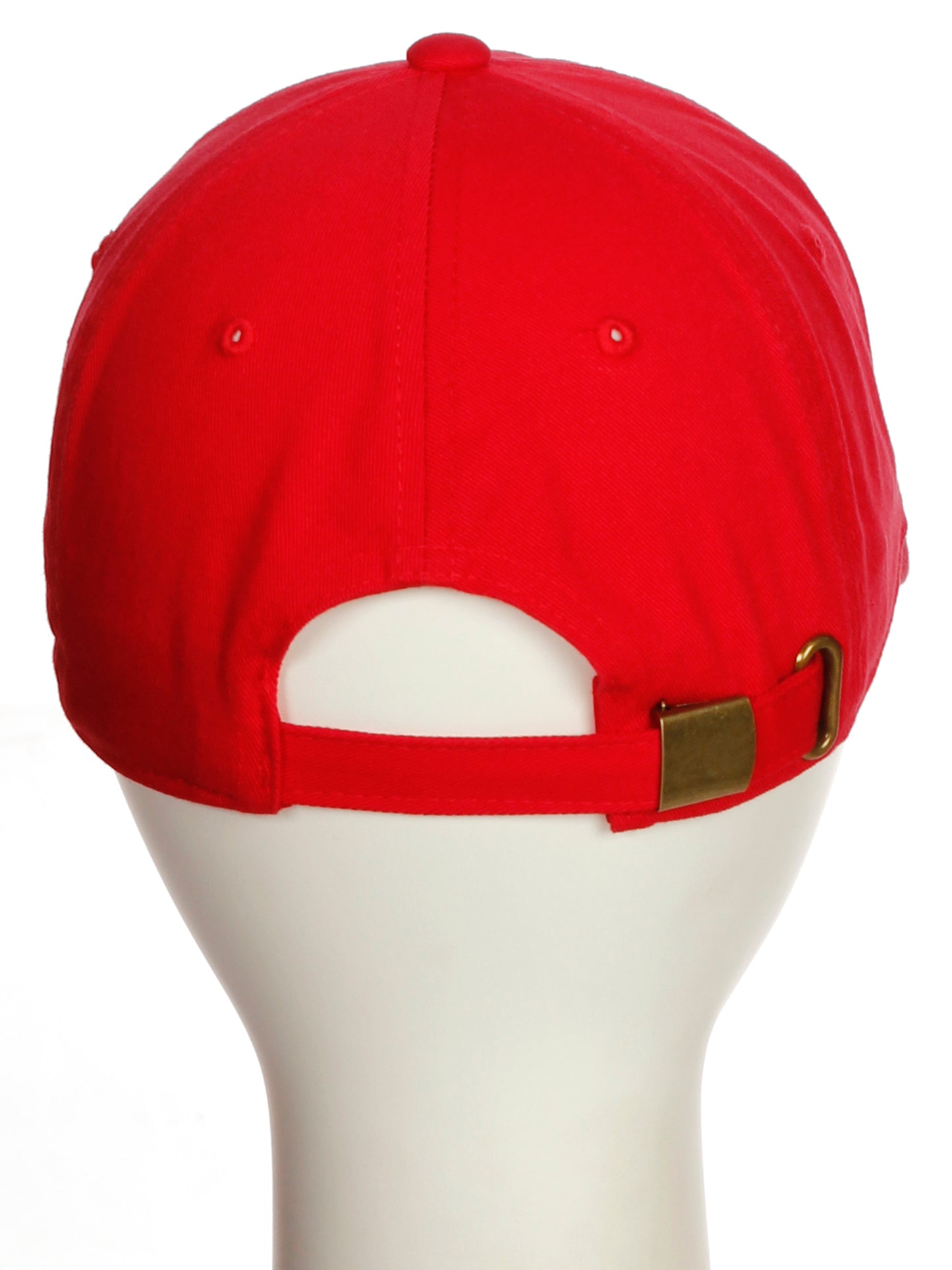 Customized Letter Initial Baseball Hat A to Z Team Colors, Red Cap Blue White
