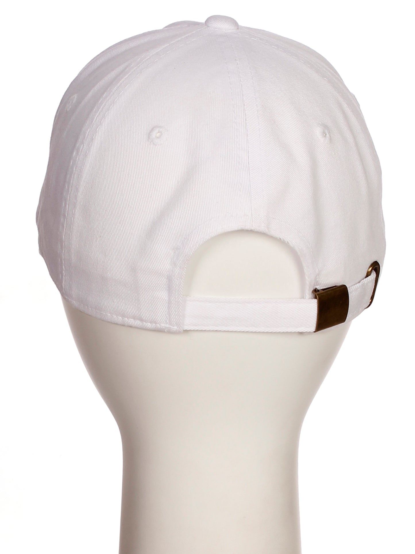 I&W Hatgear Customized Letter Initial Baseball Hat A to Z Team Colors, White Cap Blue Red
