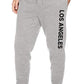 Daxton Adult Unisex Basic Jogger Sweatpants Los Angeles Side Letters