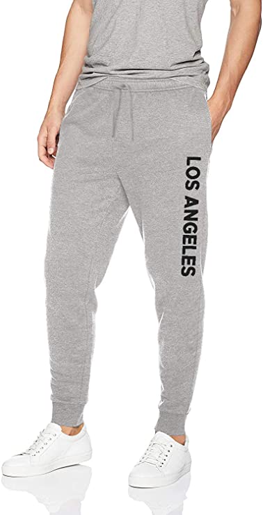 Daxton Adult Unisex Basic Jogger Sweatpants Los Angeles Side Letters