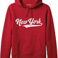 Daxton Adult Unisex Pullover USA Cities State Script Hoodie Fleece Sweatshirt