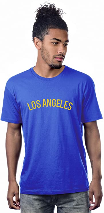Daxton Premium Basic Crew Neck Short Sleeve Tshirt Cities Los Angeles Letter