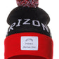 American Cities Arizona Phoenix Arch Letters Pom Pom Knit Hat Cap Beanie test