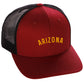 Daxton USA Cities Trucker Mesh Structured Hat Mid Profile Snapback Cap