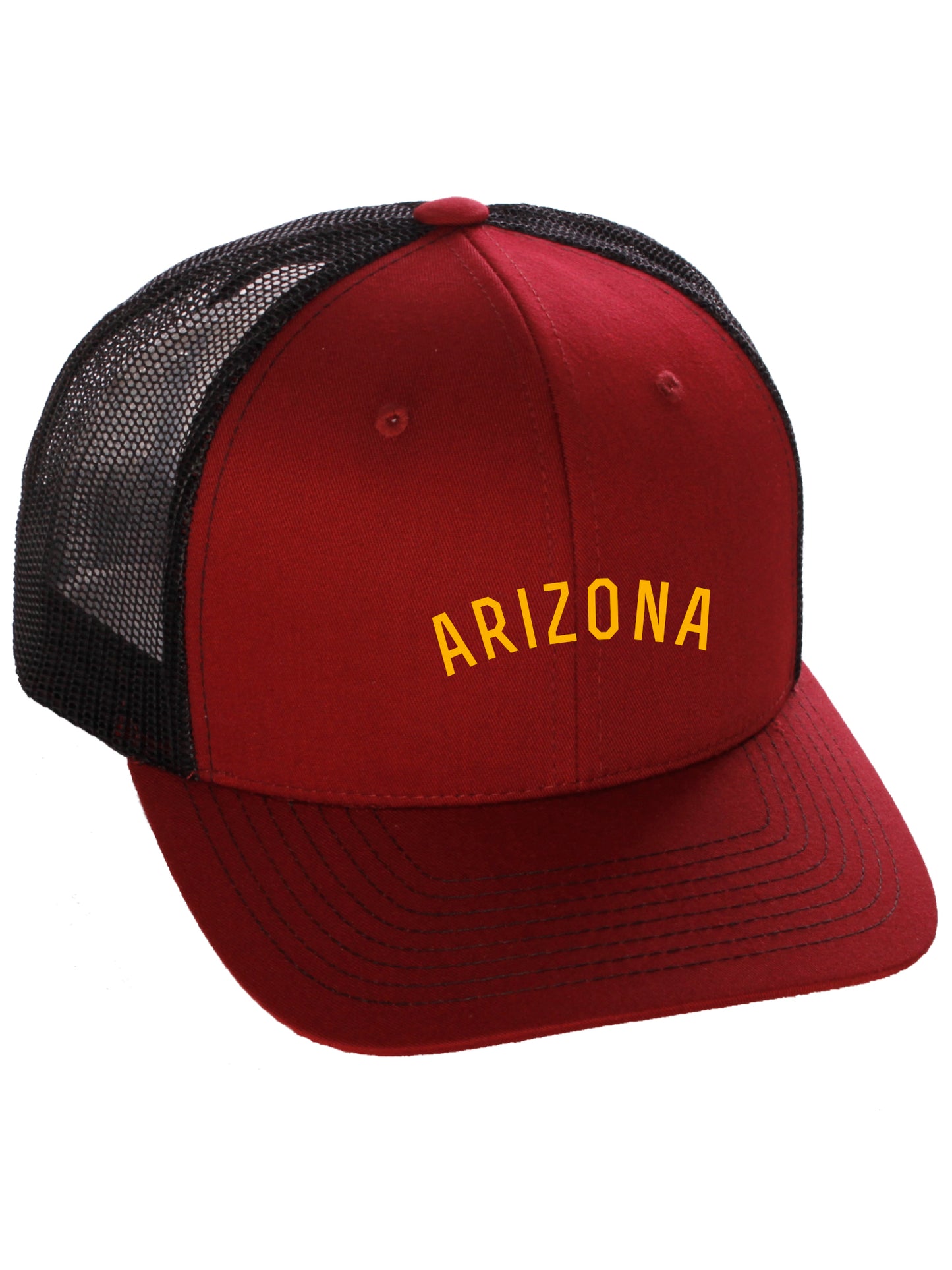 Daxton USA Cities Trucker Mesh Structured Hat Mid Profile Snapback Cap