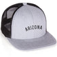 Daxton USA Cities Trucker Mesh Structured Hat Mid Profile Snapback Cap
