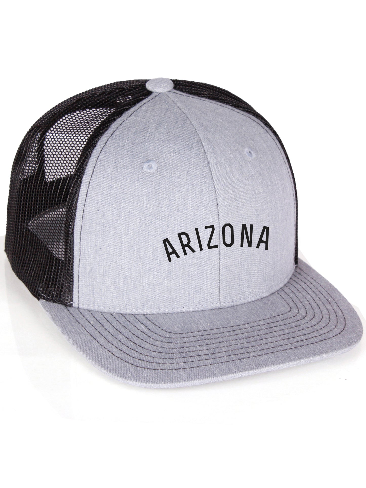 Daxton USA Cities Trucker Mesh Structured Hat Mid Profile Snapback Cap