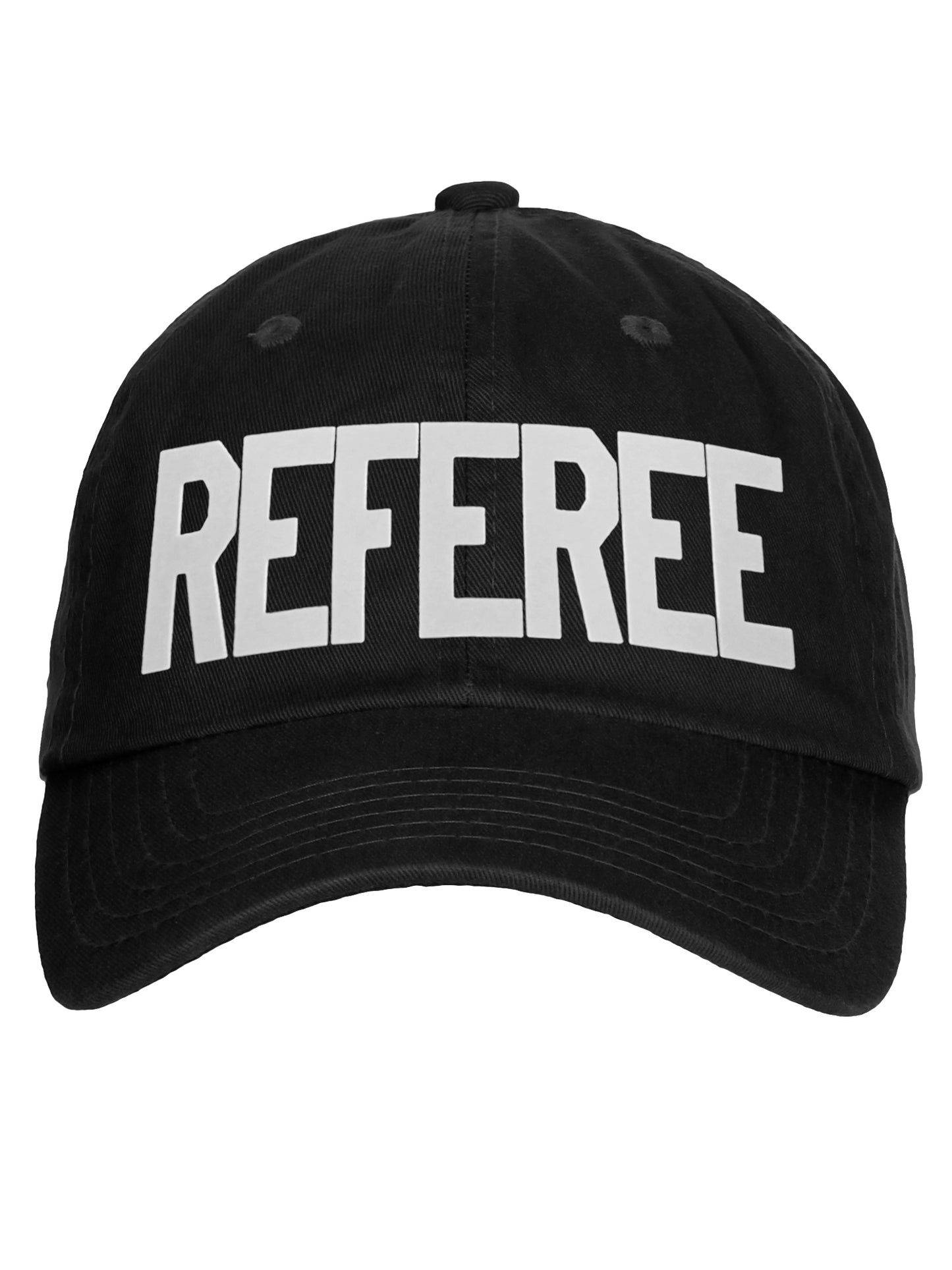 Classic Referee Hat Premiun Cotton Low Profile Unstructured Adjustable Strapback