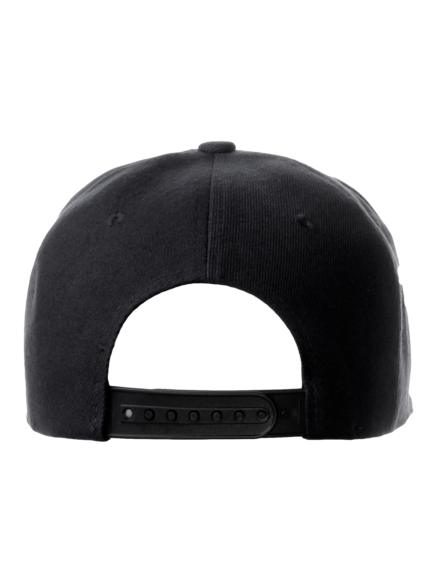 Classic Snapback Hat Custom A to Z Initial Raised Letters, Black Cap White Royal