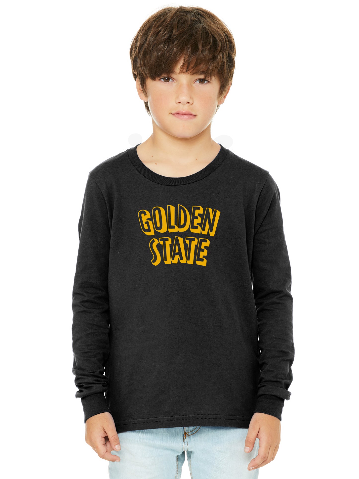 Daxton Youth Long Sleeve Golden State Basic Tshirt