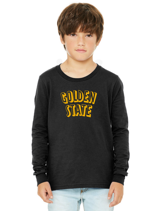 Daxton Youth Long Sleeve Golden State Basic Tshirt