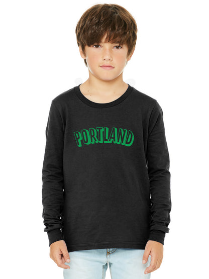 Daxton Youth Long Sleeve Portland Basic Tshirt