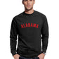 Daxton Alabama Sweatshirt Athletic Fit Pullover Crewneck French Terry Sweatshirt