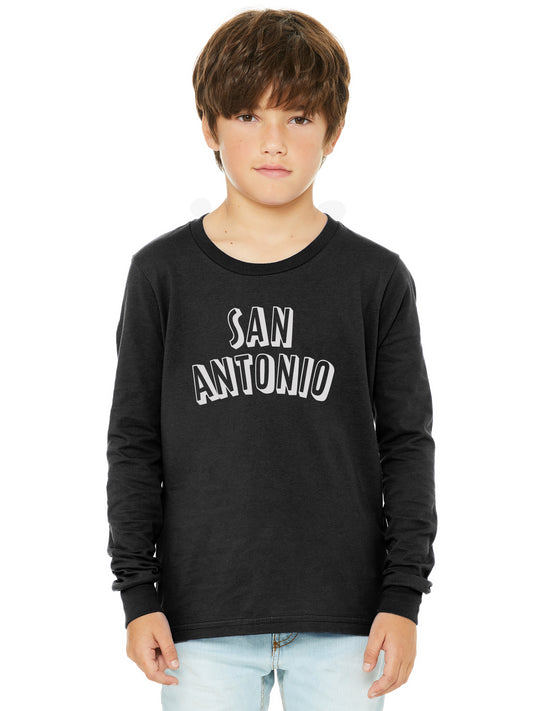 Daxton Youth Long Sleeve San Antonio Basic Tshirt