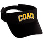 Classic Sport Team Coach Arched Letters Sun Visor Hat Cap Adjustable Back