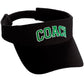 Classic Sport Team Coach Arched Letters Sun Visor Hat Cap Adjustable Back