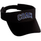Classic Sport Team Coach Arched Letters Sun Visor Hat Cap Adjustable Back
