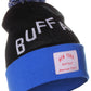 American Cities Buffalo New York Arch Letters Pom Pom Knit Hat Cap Beanie