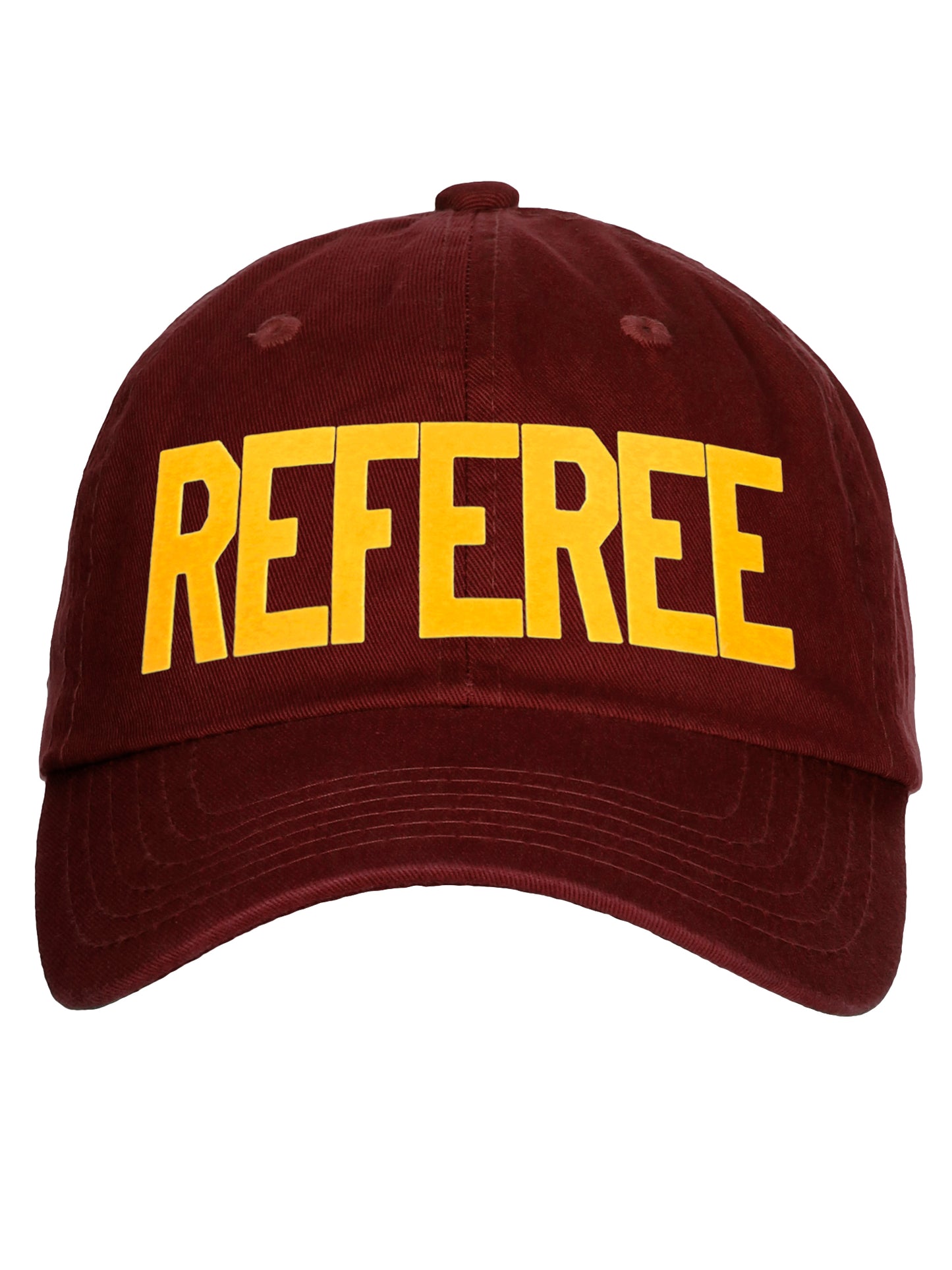 Classic Referee Hat Premiun Cotton Low Profile Unstructured Adjustable Strapback