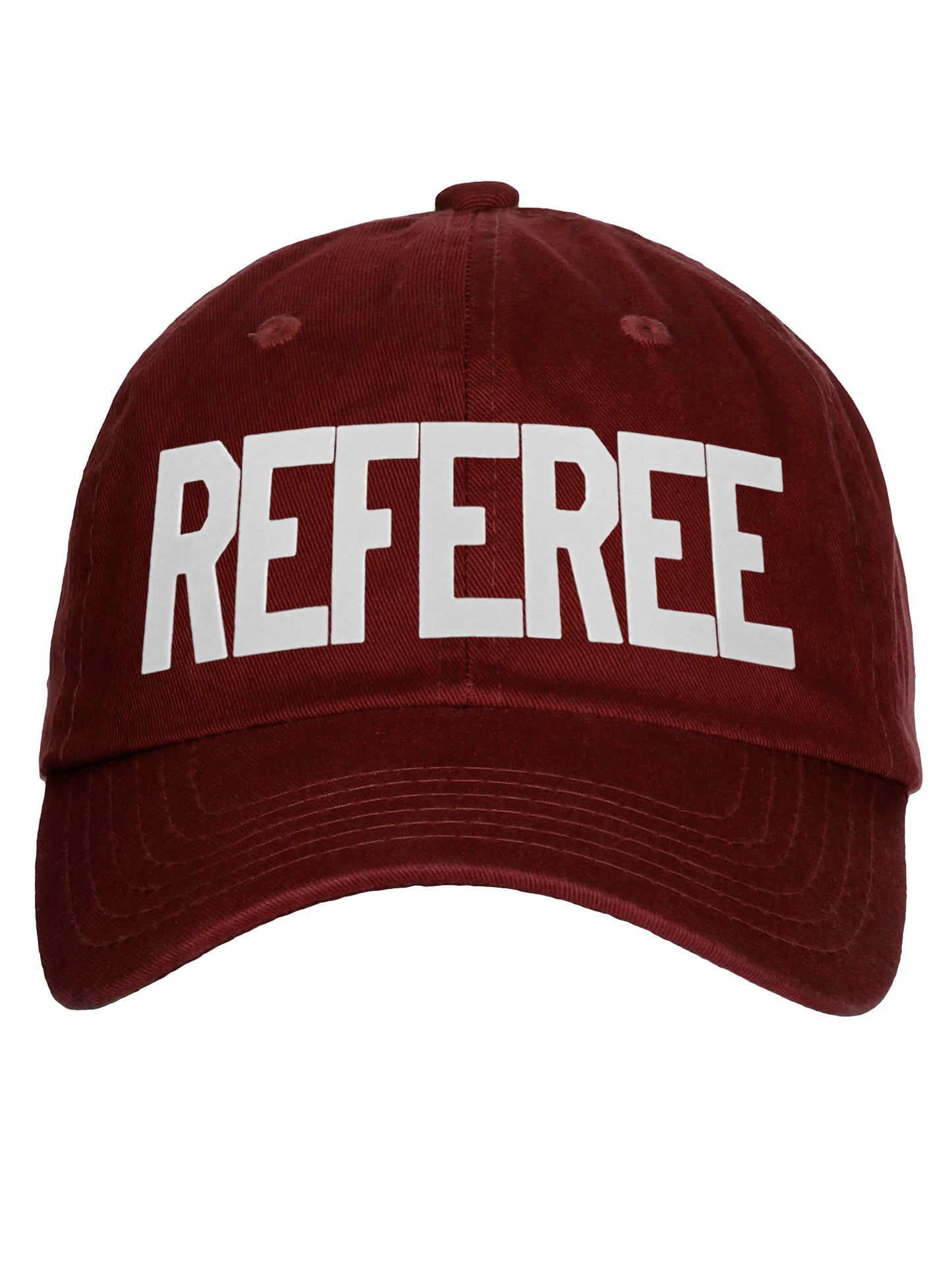 Classic Referee Hat Premiun Cotton Low Profile Unstructured Adjustable Strapback