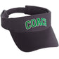 Classic Sport Team Coach Arched Letters Sun Visor Hat Cap Adjustable Back