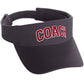 Classic Sport Team Coach Arched Letters Sun Visor Hat Cap Adjustable Back