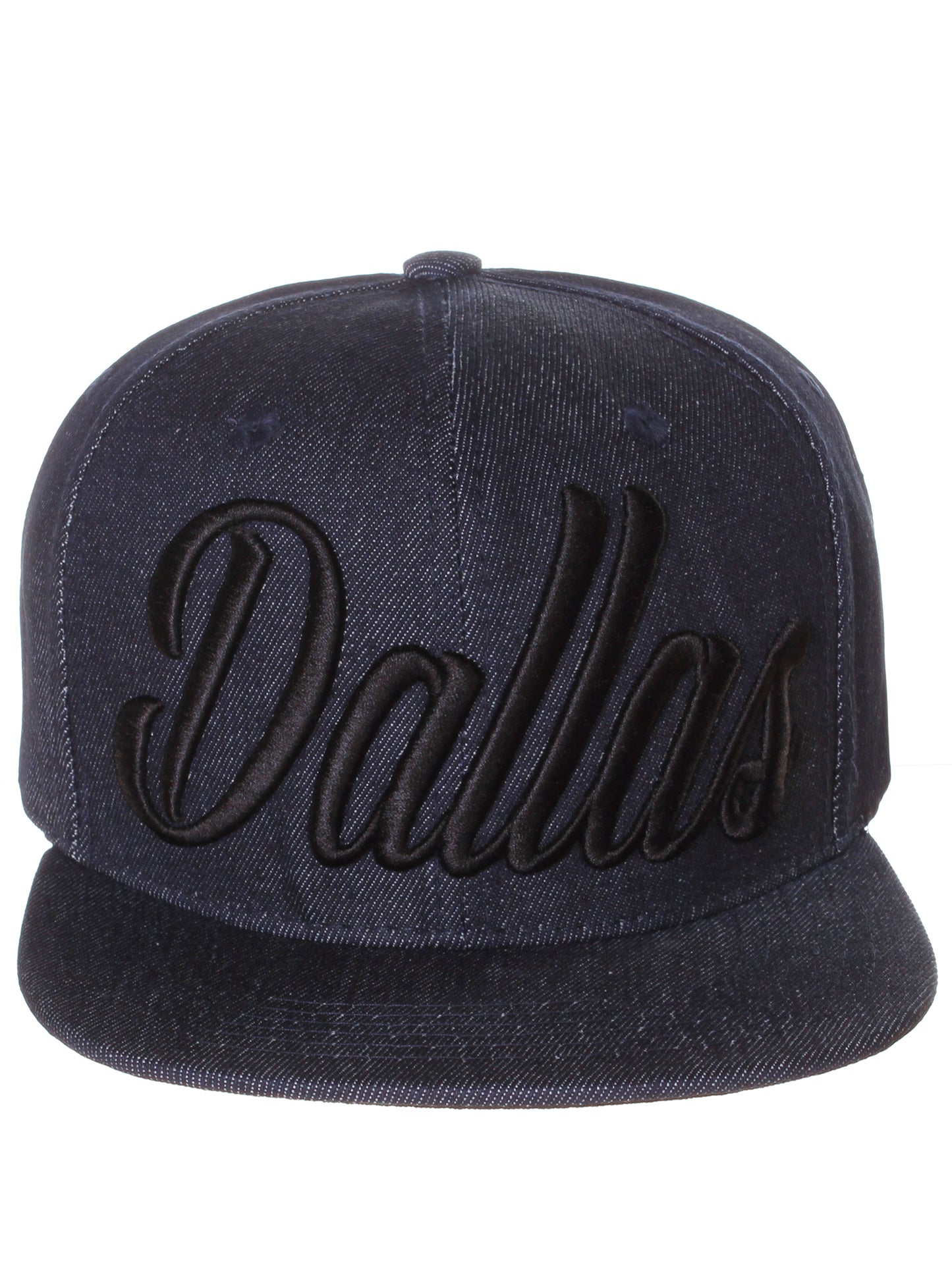 American Cities Snapback USA Script Flat Bill Adjustable Back Cap