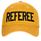 Classic Referee Hat Premiun Cotton Low Profile Unstructured Adjustable Strapback