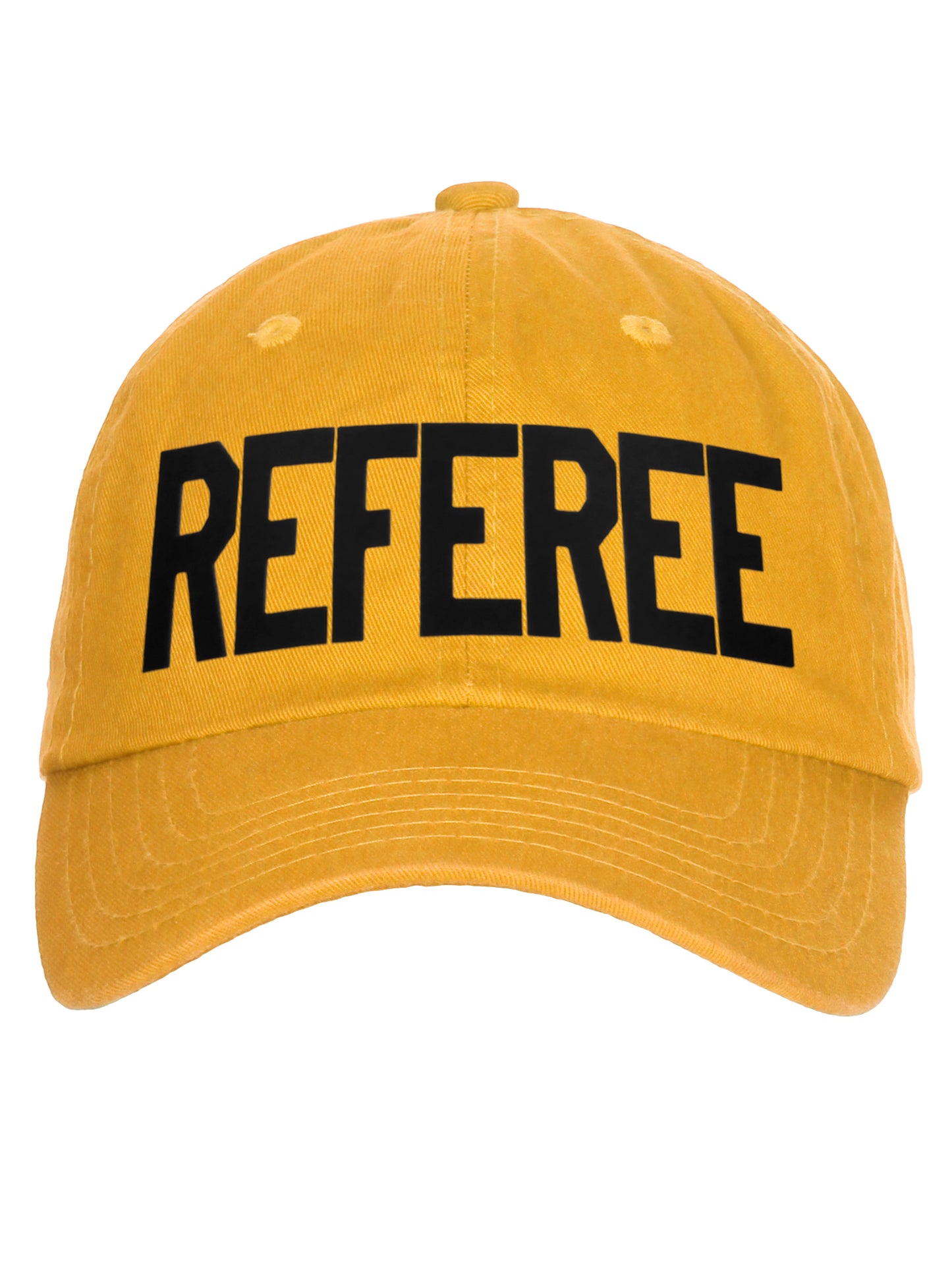 Classic Referee Hat Premiun Cotton Low Profile Unstructured Adjustable Strapback