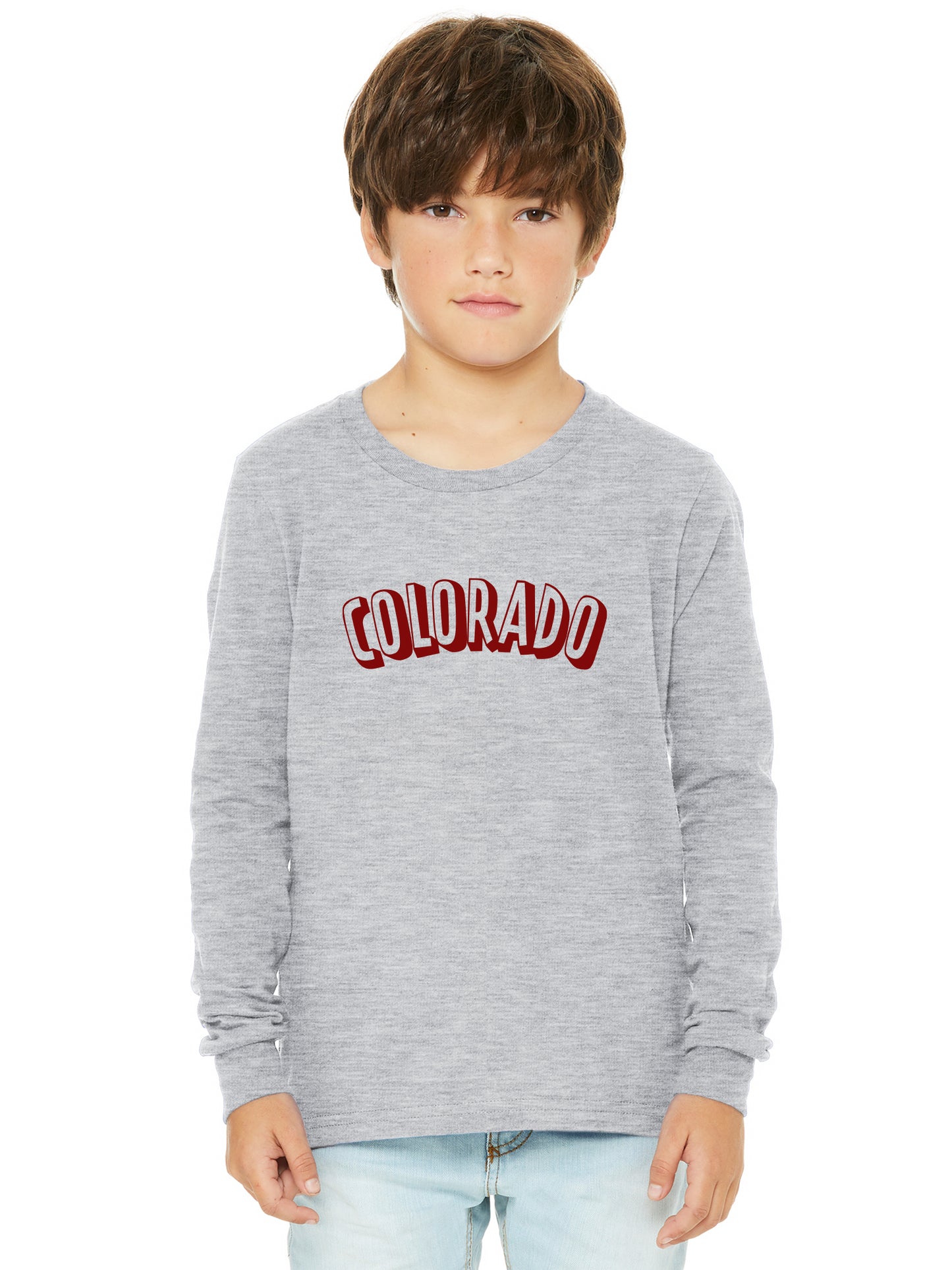 Daxton Youth Long Sleeve Colorado Basic Tshirt