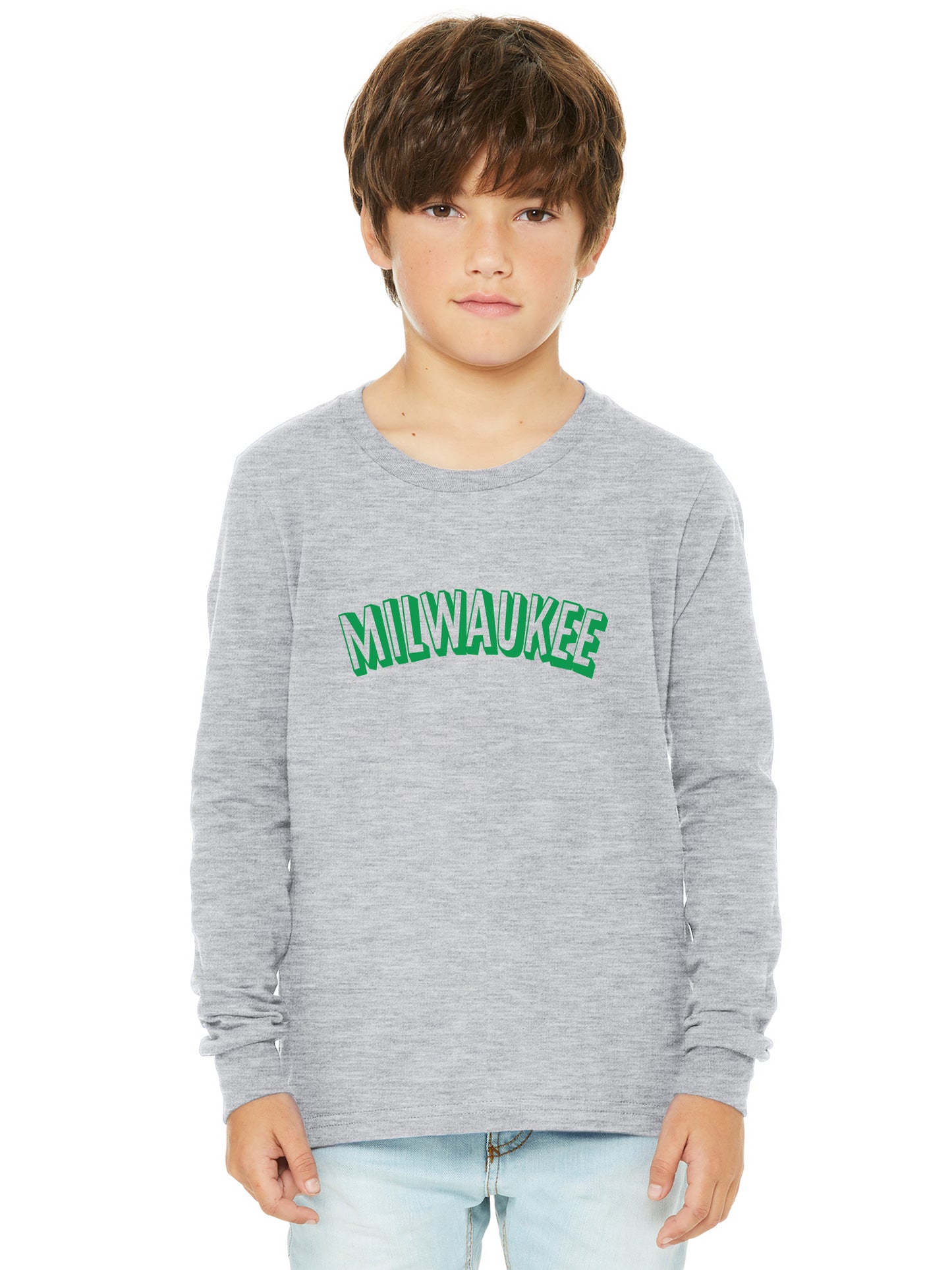 Daxton Youth Long Sleeve Milwaukee Basic Tshirt