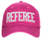 Classic Referee Hat Premiun Cotton Low Profile Unstructured Adjustable Strapback