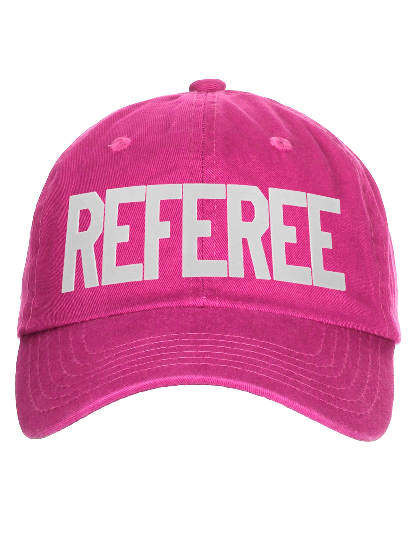 Classic Referee Hat Premiun Cotton Low Profile Unstructured Adjustable Strapback