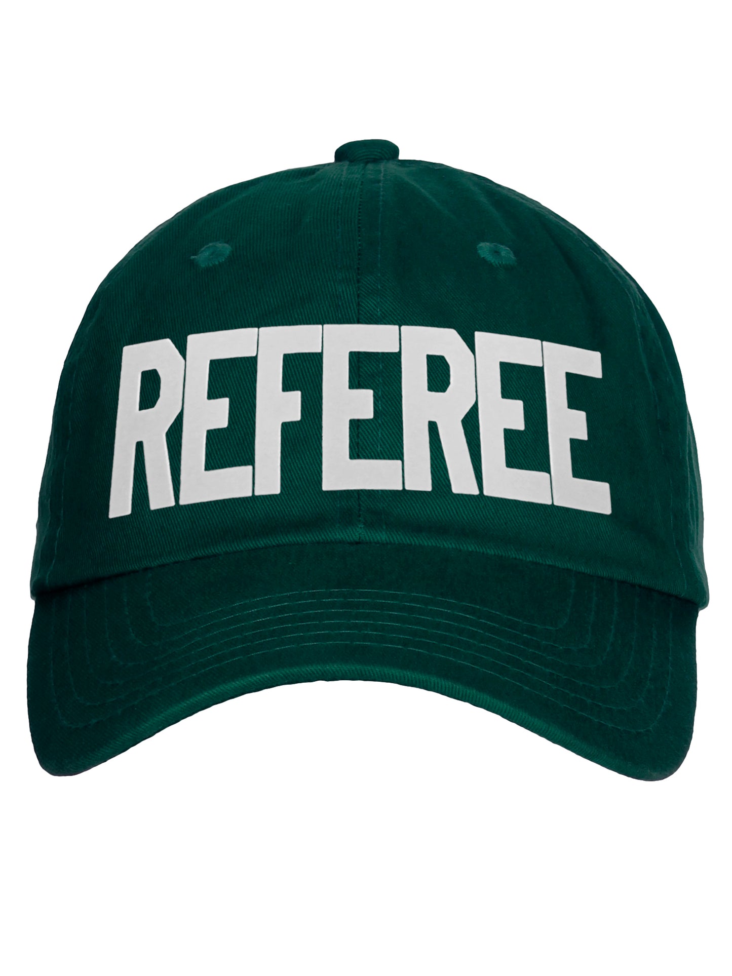 Classic Referee Hat Premiun Cotton Low Profile Unstructured Adjustable Strapback