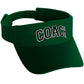 Classic Sport Team Coach Arched Letters Sun Visor Hat Cap Adjustable Back