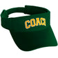 Classic Sport Team Coach Arched Letters Sun Visor Hat Cap Adjustable Back