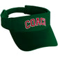Classic Sport Team Coach Arched Letters Sun Visor Hat Cap Adjustable Back