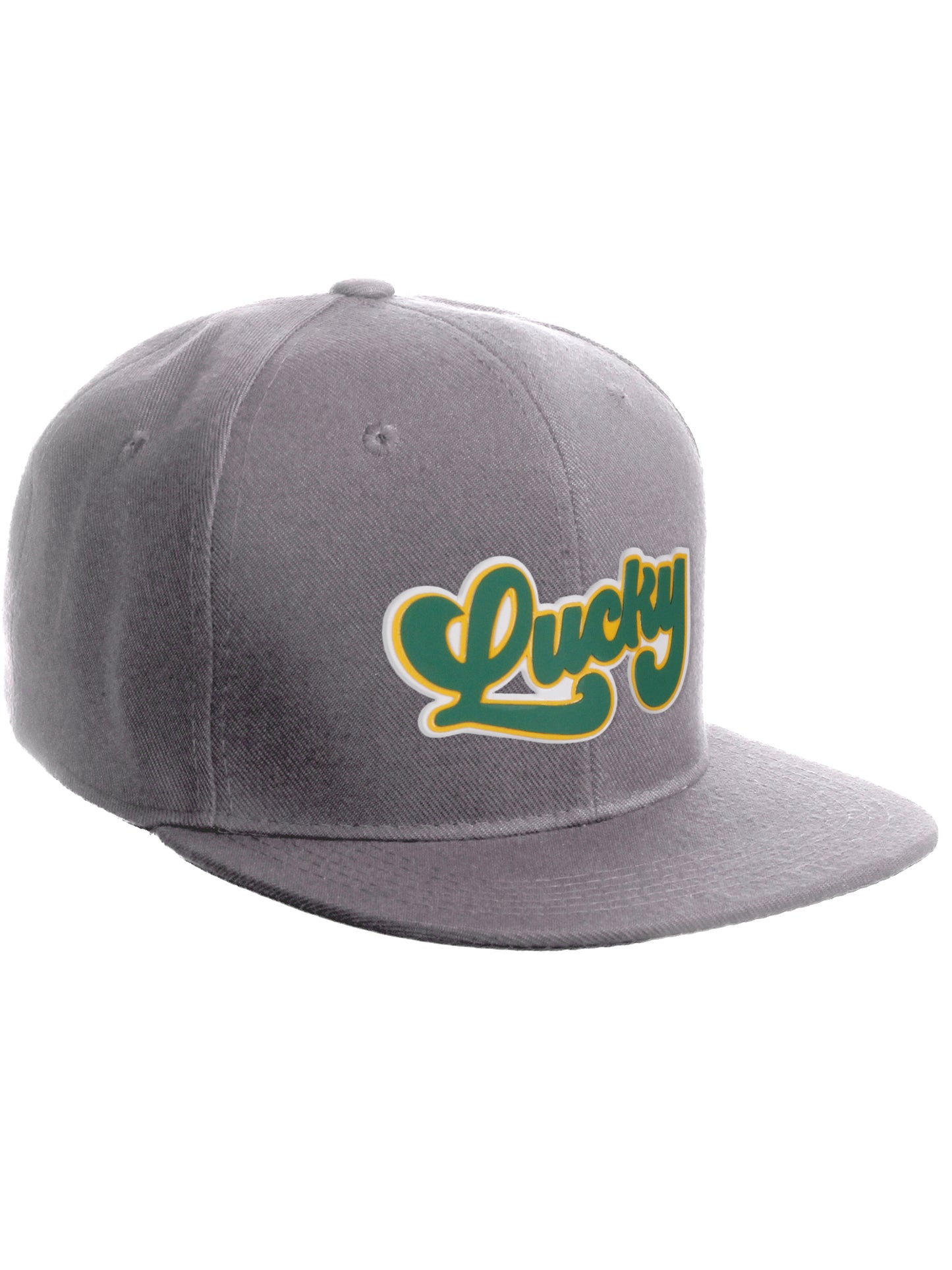 Daxton Classic Snapback St. Patrick Day 3D Lucky Clover Flat Visor Hat