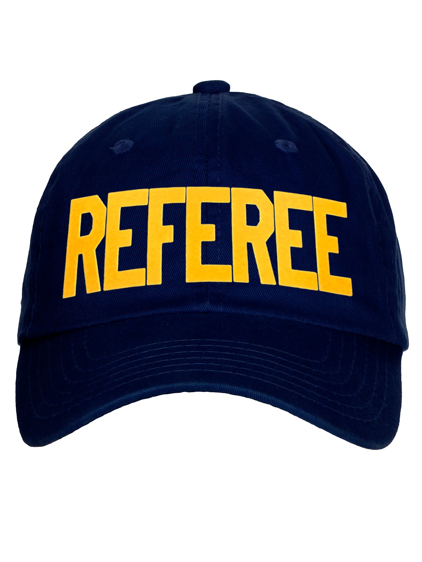 Classic Referee Hat Premiun Cotton Low Profile Unstructured Adjustable Strapback