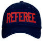 Classic Referee Hat Premiun Cotton Low Profile Unstructured Adjustable Strapback