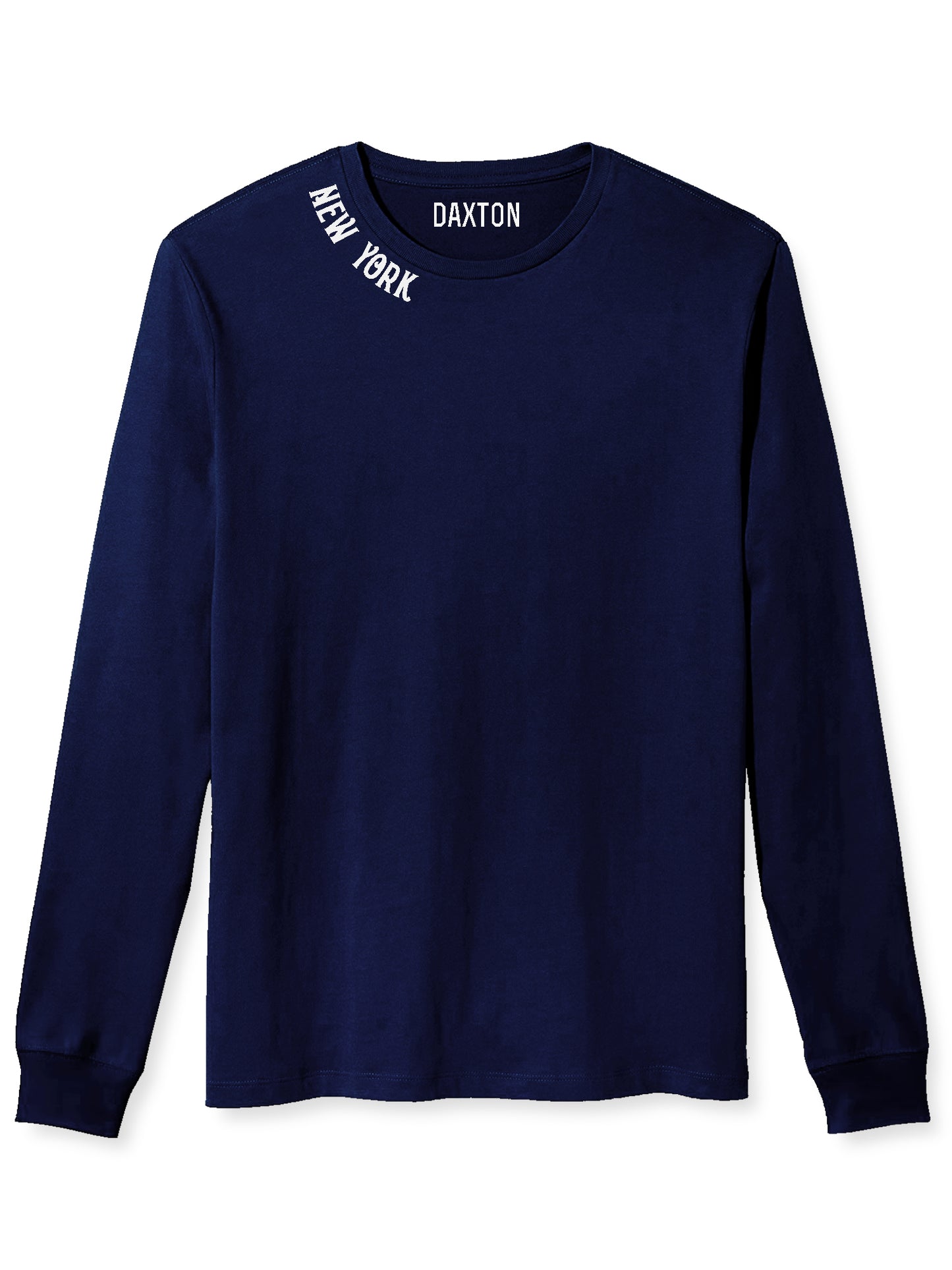 Daxton Premium New York Men Long Sleeves T Shirt Ultra Soft Medium Weight Cotton