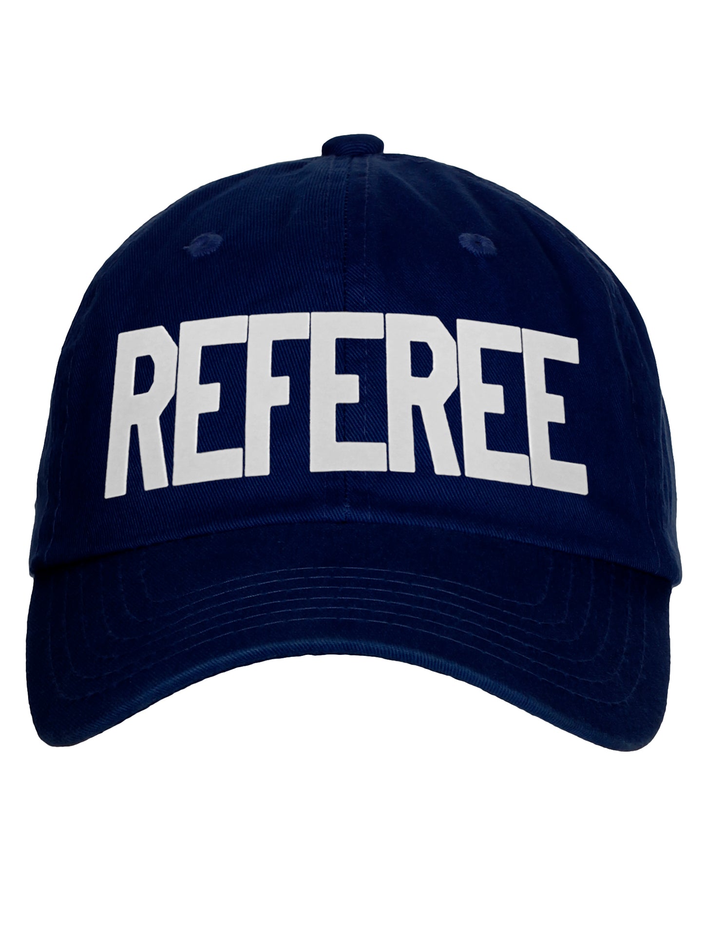 Classic Referee Hat Premiun Cotton Low Profile Unstructured Adjustable Strapback