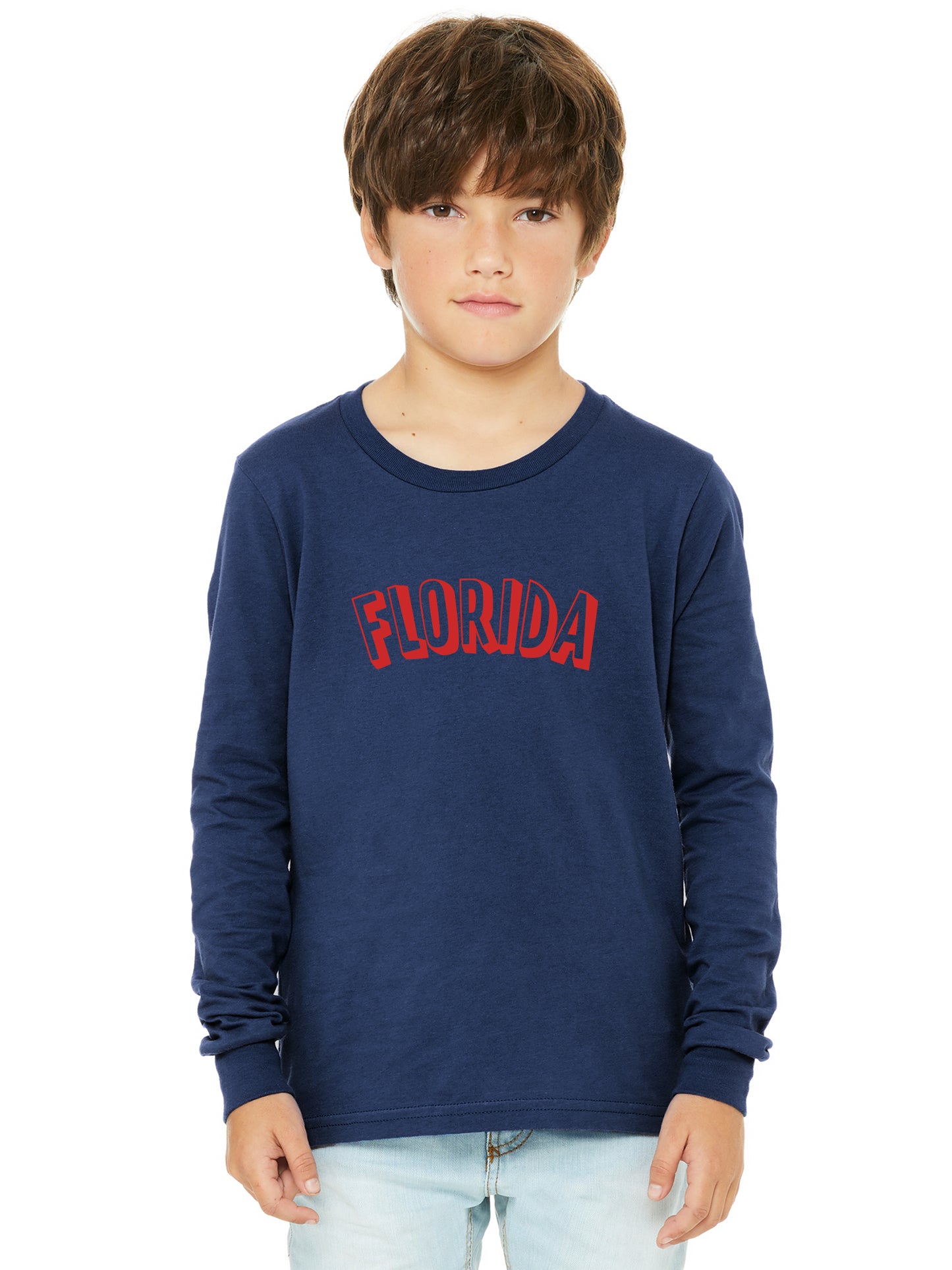 Daxton Youth Long Sleeve Florida Basic Tshirt