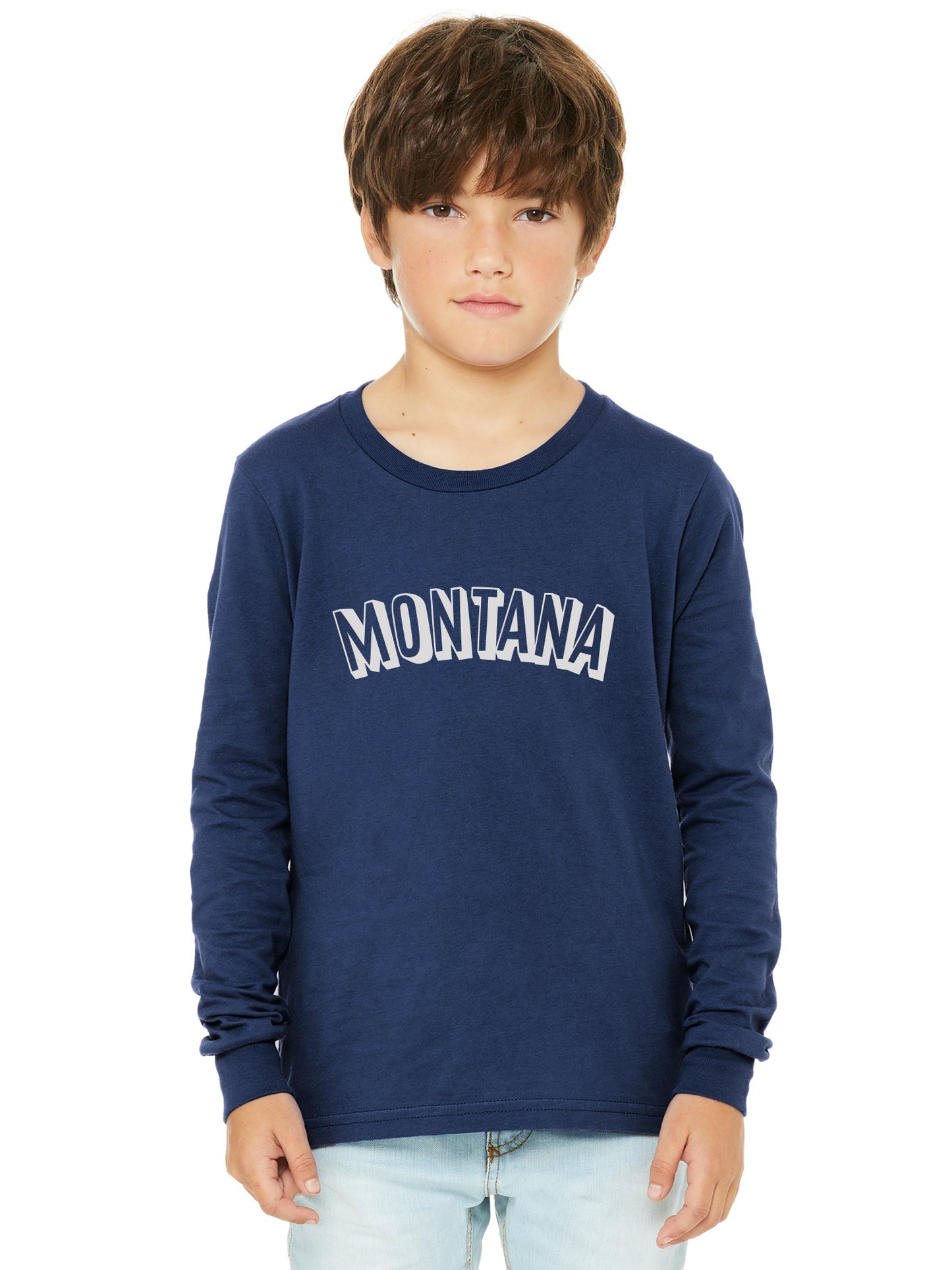 Daxton Youth Long Sleeve Montana Basic Tshirt
